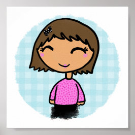 Impressão de Menina