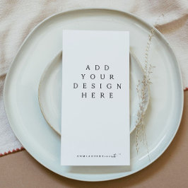 Impressão de menu e programa