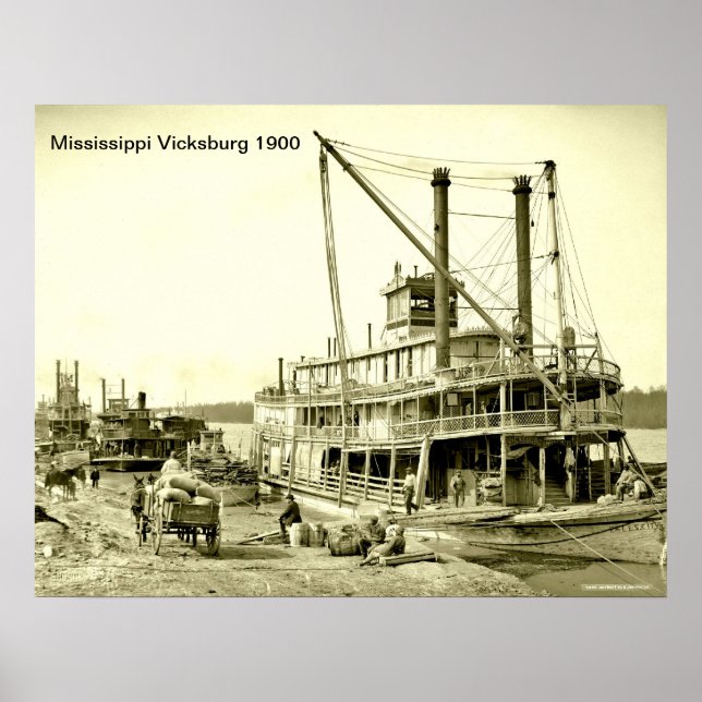 Impressão de Mississippi Vicksburg (Frente)