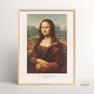 Impressão de Mona Lisa Art por Leonardo da Vinci