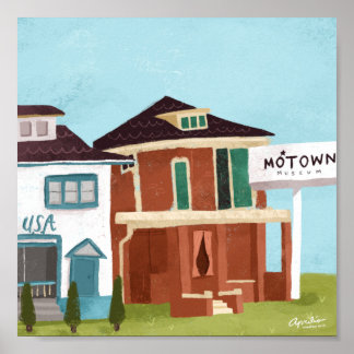 impressão de Motown 8x8
