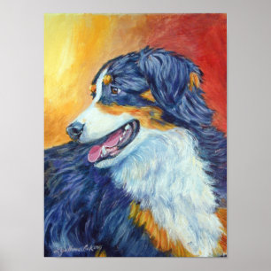 Impressão de Muro de Shepherd Australiano