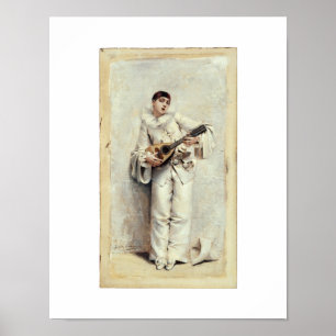 Impressão de Música Antiga Pierrot Lala Guitarra M