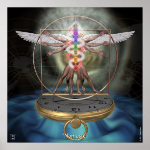 impressão de "Namaste"