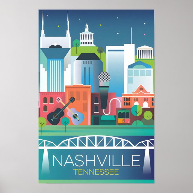 Impressão de Nashville (Frente)