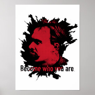 Impressão de Nietzsche - transformado quem você 