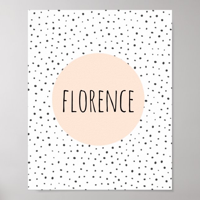 Impressão de Nome Personalizado - Berçário - Arte  (Frente)