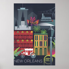 Impressão de Nova Orleans