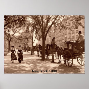 Impressão de Nova York 1900