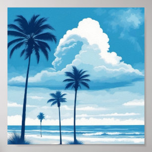 Impressão de Nuvem, Impressão de Pastel, Arte de P