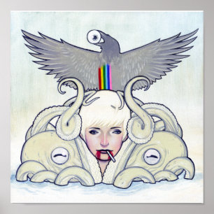 Impressão de Octopus Girl