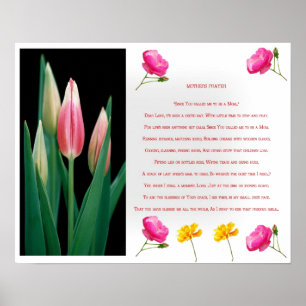 Impressão de oração das mães