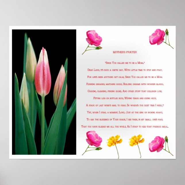 Impressão de oração das mães (Frente)