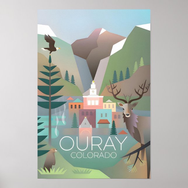 Impressão de Ouray, Colorado (Frente)