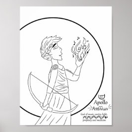 Impressão de Página de Coloração do Apollo
