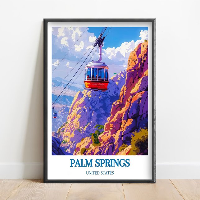 Impressão de Palm Springs - Teleférico de Palm Spr (Criador carregado)