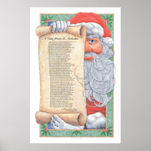 Impressão de Papai Noel do Natal