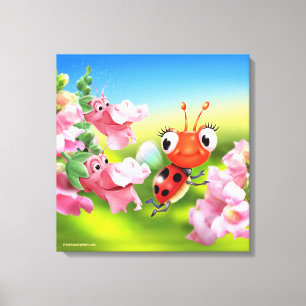 impressão de parede de canvas Ladybug Dragões de S