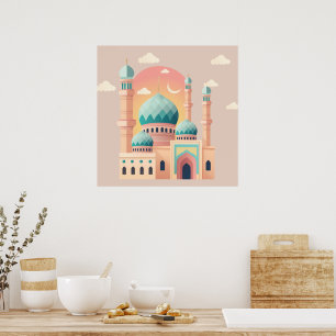 Impressão de Parede de Celebração do Ramadão