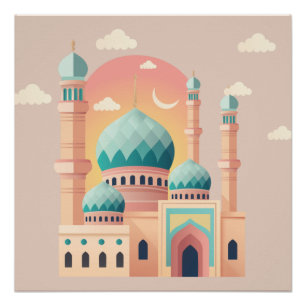 Impressão de Parede de Celebração do Ramadão