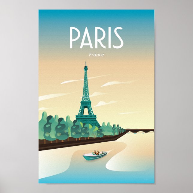 Impressão de Paris - Poster de França | Paris Post (Frente)