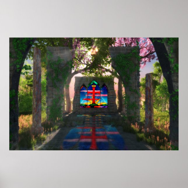 Impressão de Páscoa de luz eterna (Frente)