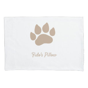 Impressão de pata com nome de cão personalizável