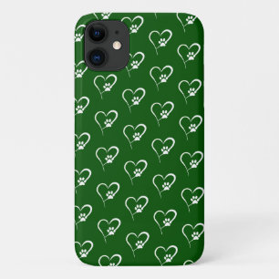 Impressão de pata de cão em capas de iphone de gab