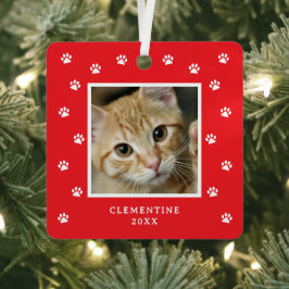 Impressão de Pata Foto de Pet Natal