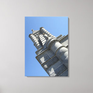 Impressão de pedra da torre das canvas