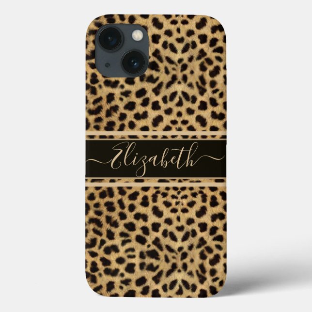 Impressão de pele da mancha-leopardo Personalizar (Verso)