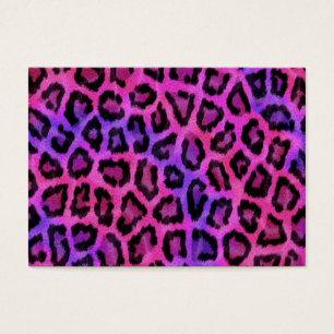 Impressão de Pele-Leopardo Rosa