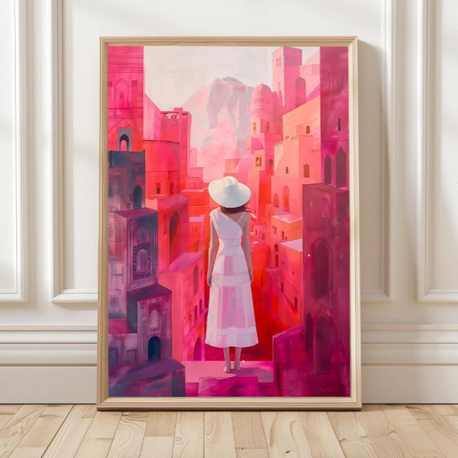 Impressão de Pintura a Óleo de Mulher, Decoração d (Criador carregado)