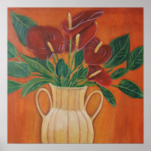 Impressão de pintura acrílica anátariica