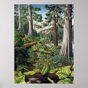 Impressão de pintura de paisagem canadense por Ki