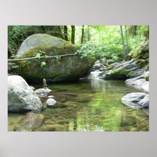 Impressão de Piscina de Meditação