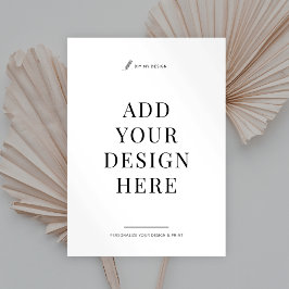 Impressão de Placa Simples 5x7" na Lista de Preços