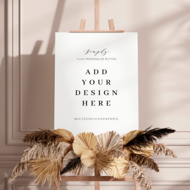 Impressão de Placas de Casamento 18"x24" (Criador carregado)