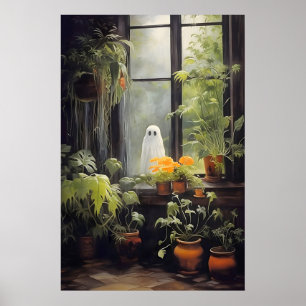 Impressão de Planta Fantasma na Janela, Dark Acade