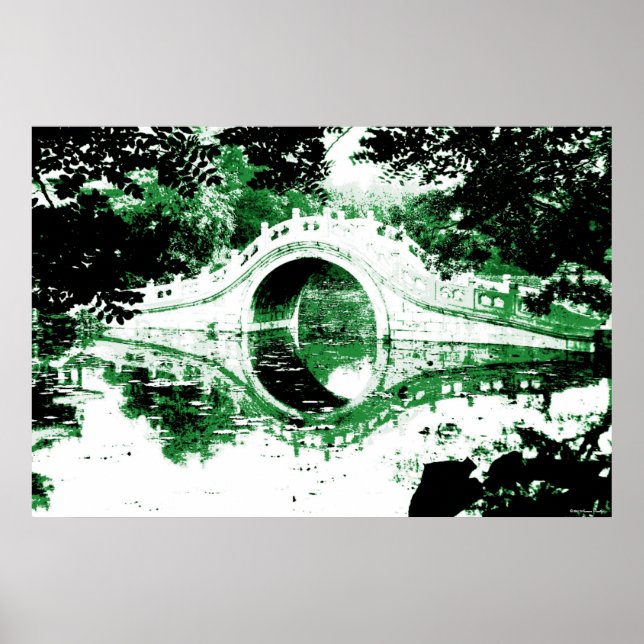 Impressão de ponte histórica (Frente)