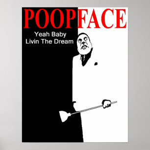 Impressão de Poopface