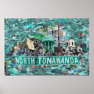 Impressão de Poster 59.26" x 40.0 - Ruas de NT