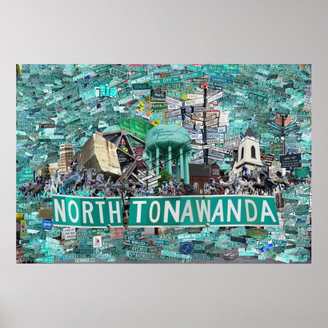Impressão de Poster 59.26" x 40.0 - Ruas de NT (Frente)