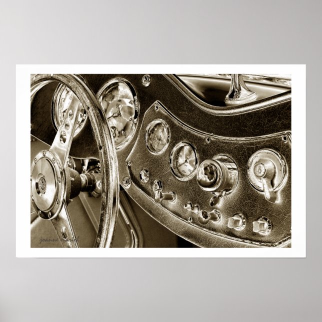 Impressão de Poster Classic Car 20 (Frente)