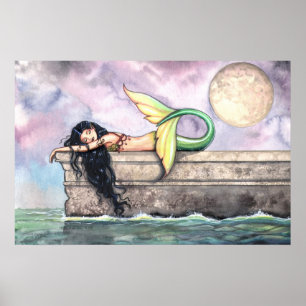 Impressão de Poster da Linda Sereia no Pier