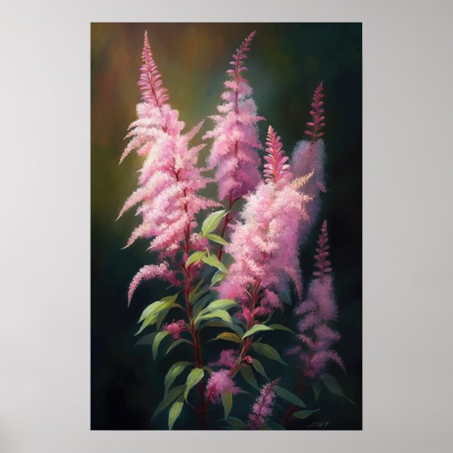 Impressão de Poster de Arte Cinzenta Astilável Ros (Frente)