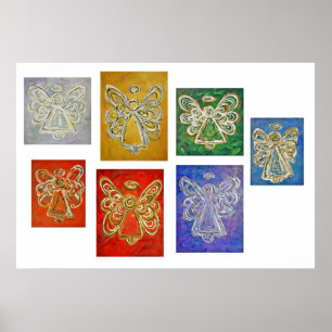 Impressão de Poster de Arte da Série Angel Color