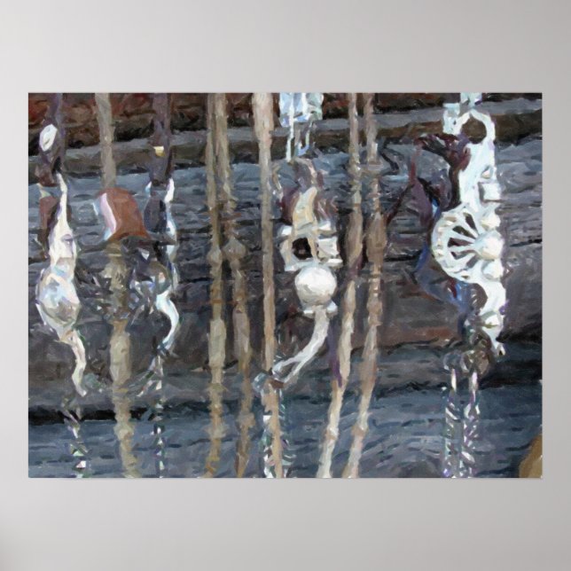 Impressão de Poster de Bits de Cavalo Ocidental (Frente)