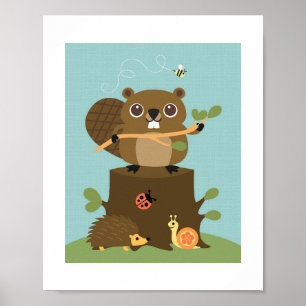 Impressão de Poster de castor