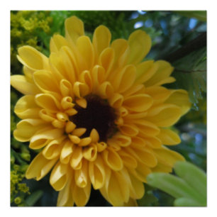 Impressão de Poster de Flor Amarela